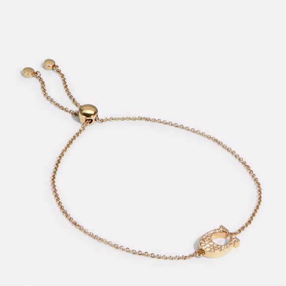 NWT COACH Pave signature slider bracelet - Picture 4 of 4